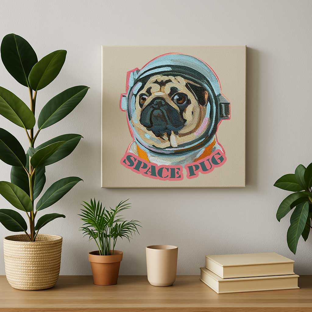 Clipart, Space Mops, mit und ohne Spruch, Sofortiger Download