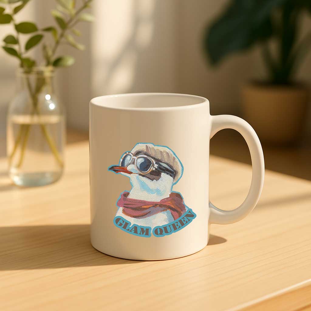 Clipart, Möwe, mit und ohne Spruch, Sofortiger Download