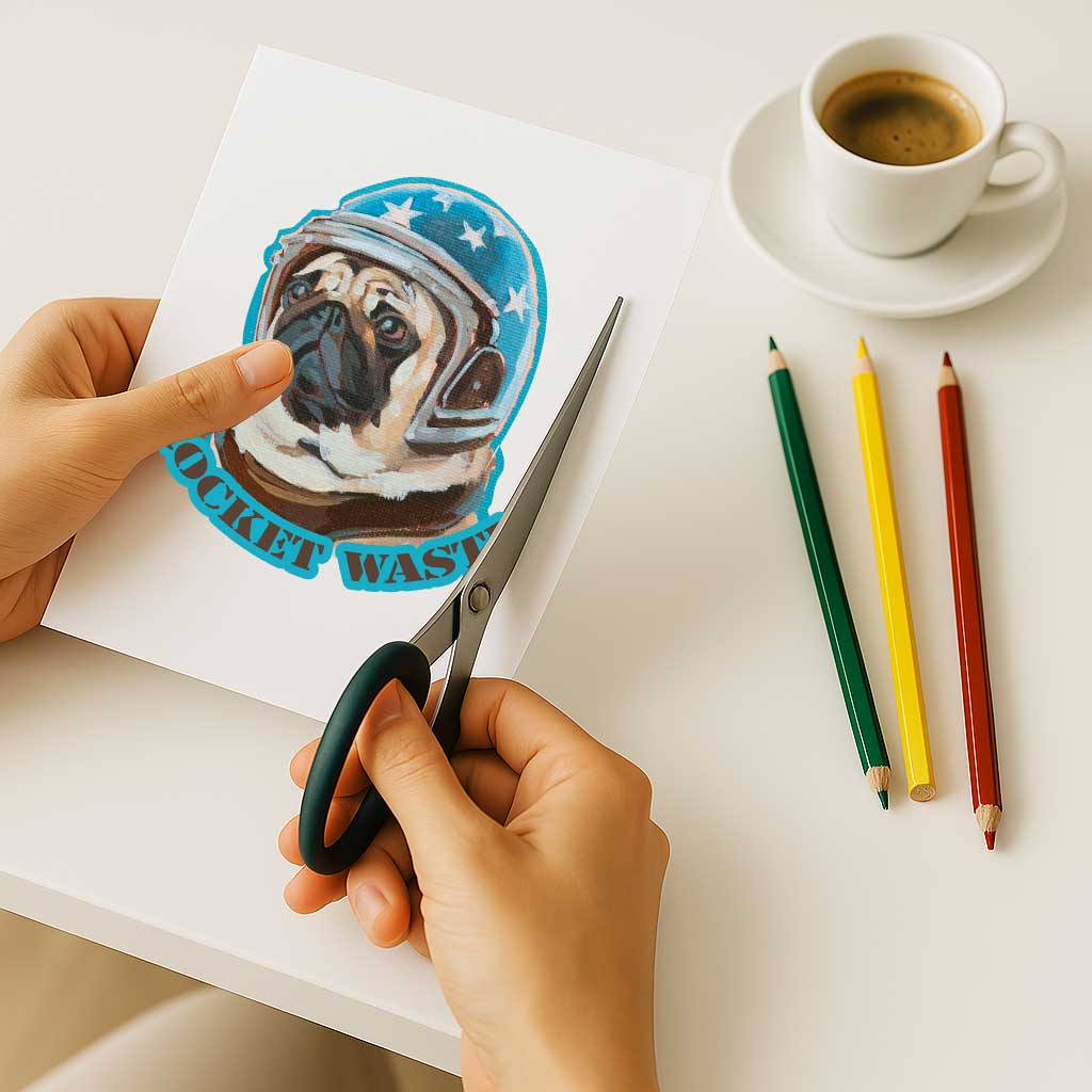 Clipart, Rocket Wastl, with and without saying, instant download