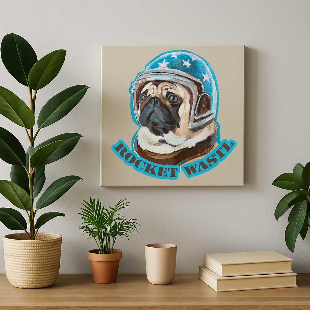 Clipart, Rocket Wastl, with and without saying, instant download