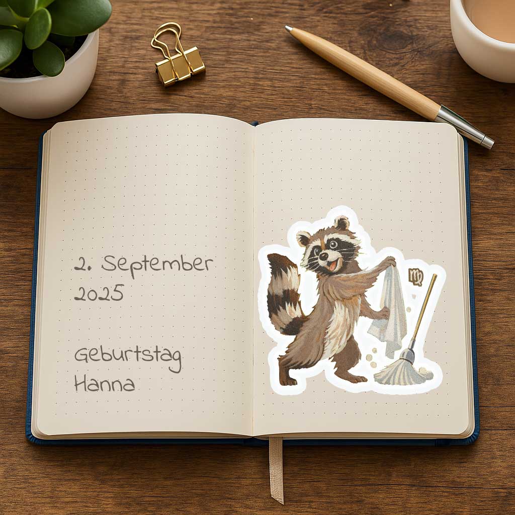 Clipart, Sternzeichen Jungfrau, Sofortiger Download