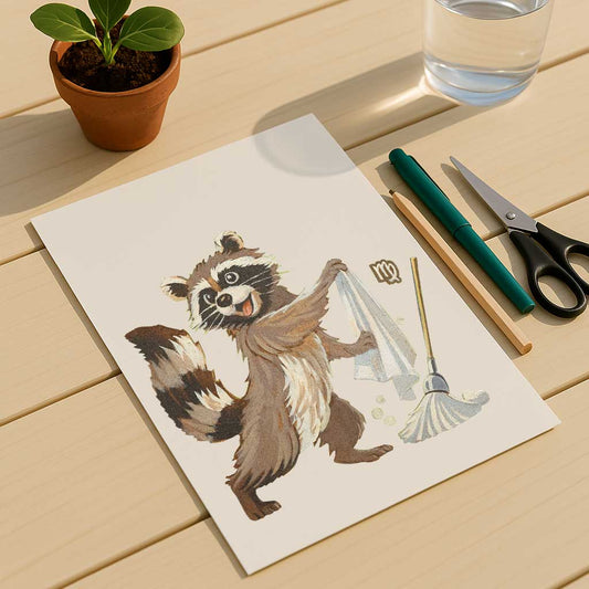 Clipart, Sternzeichen Jungfrau, Sofortiger Download