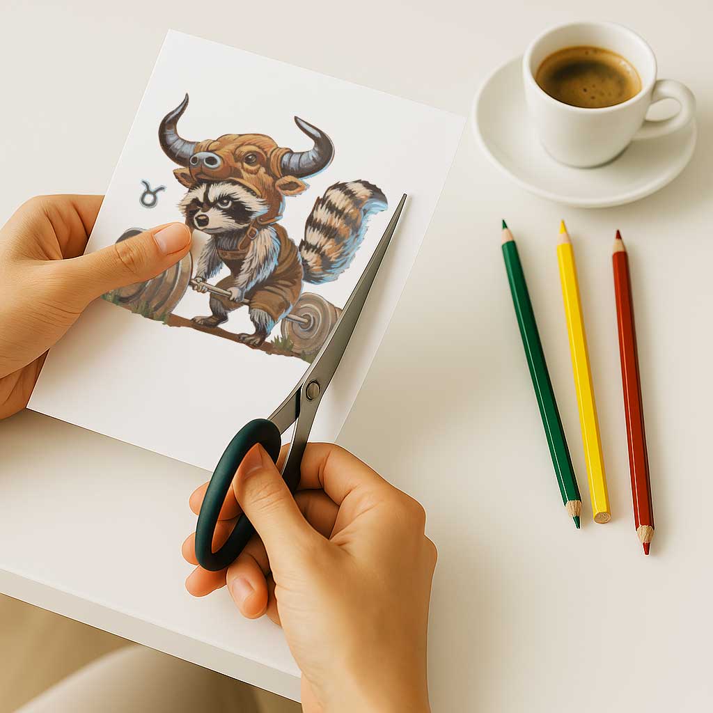 Clipart, Zodiac Sign Taurus, Instant Download