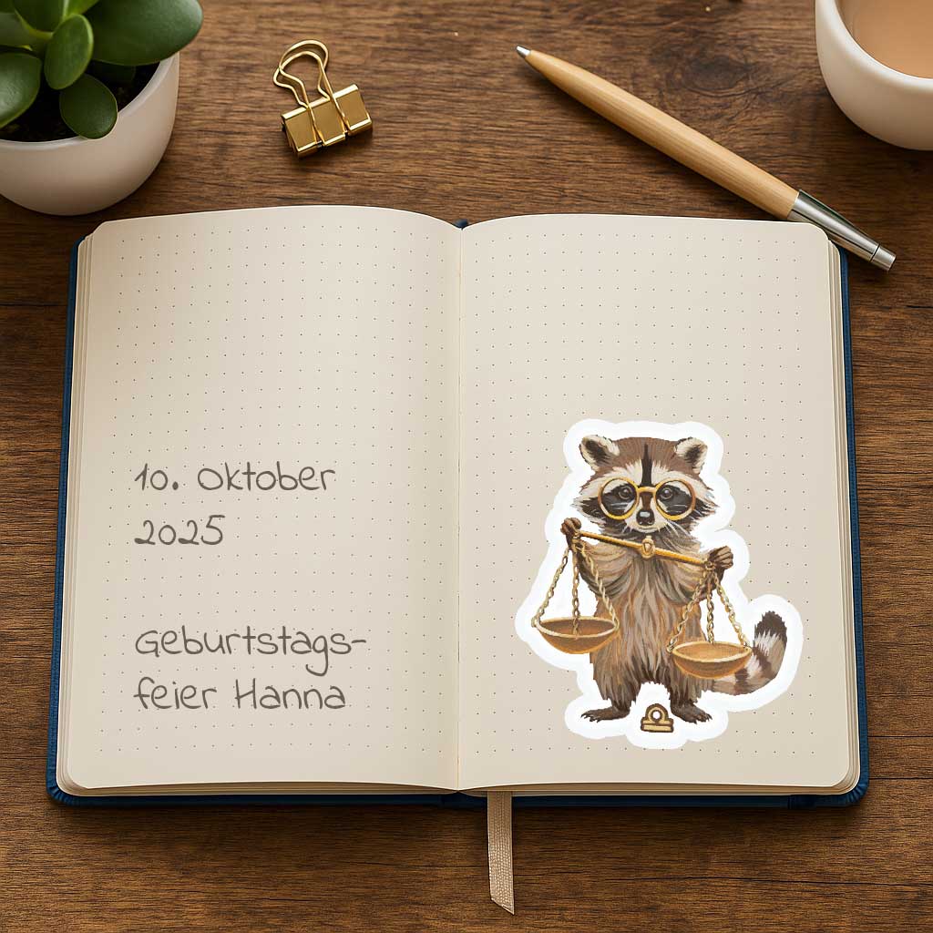 Clipart, Sternzeichen Waage, Sofortiger Download