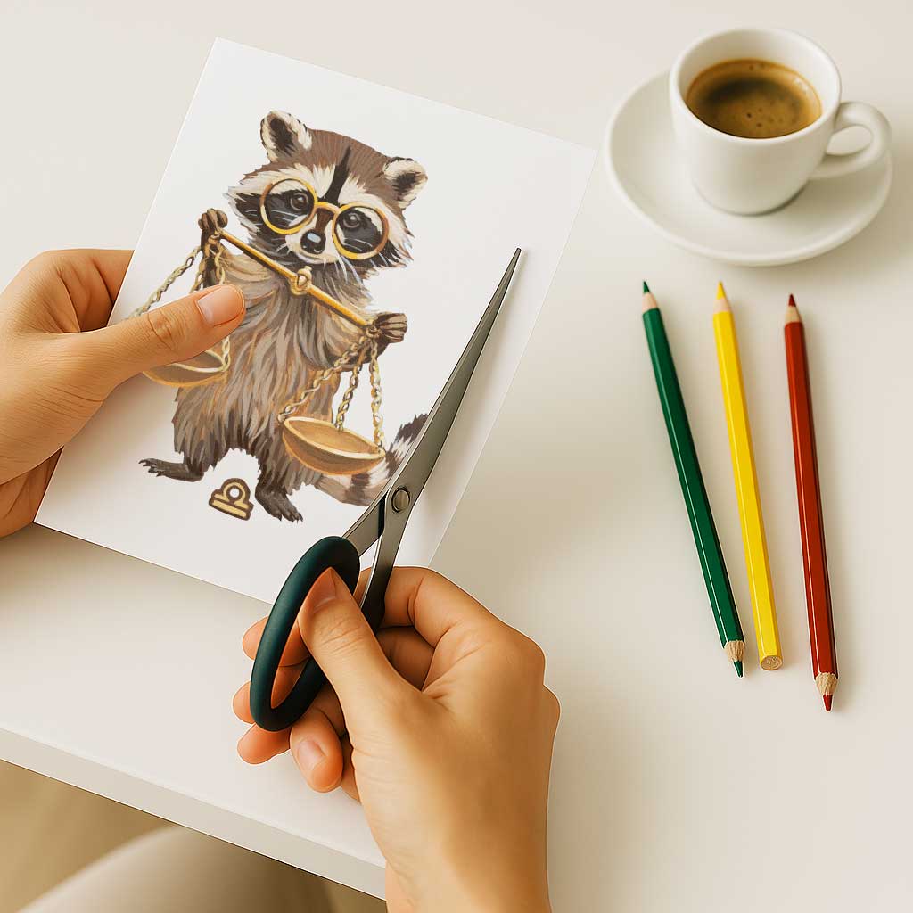 Clipart, Sternzeichen Waage, Sofortiger Download