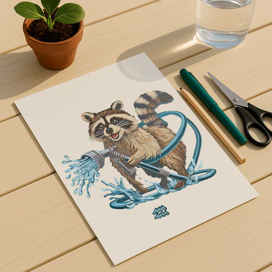Clipart, Sternzeichen Wassermann, Sofortiger Download